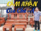 CẢM NHẬN của chú Á SÀI GÒN khi mua bộ đào chim hương đá cột 12 tại Đồ Gỗ Trâm Anh