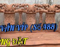 VÌ SAO Nên Dùng Bộ Đào Chim Cột 12 Gỗ Hương Đá