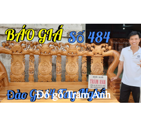 BÁO GIÁ Bộ Bàn Ghế Cột 14 Đào Chim Gỗ Gõ Đỏ Tuyêt Đẹp