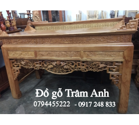 Sập thờ gỗ gõ, căm xe